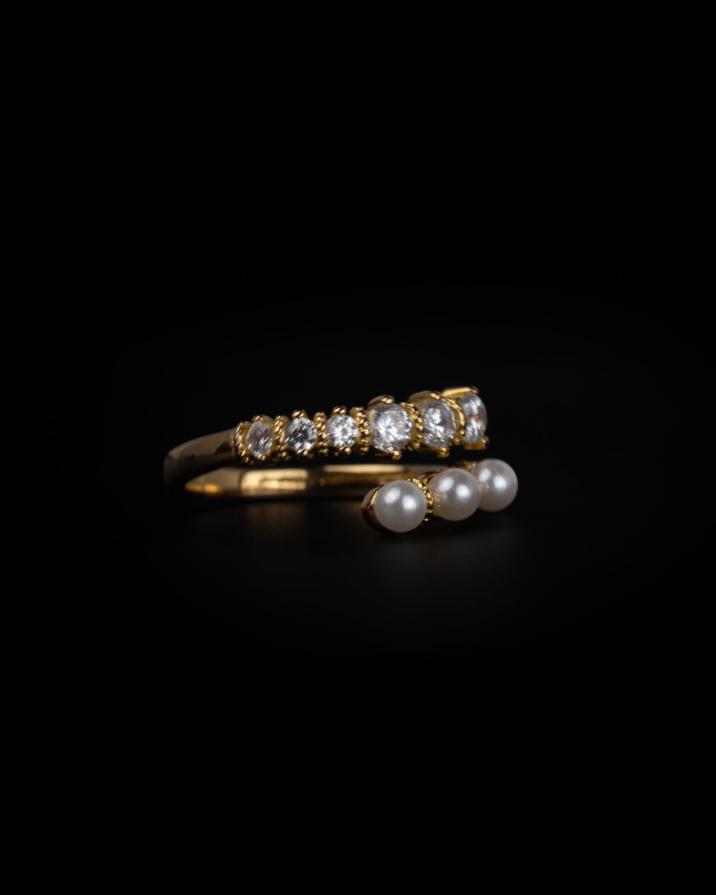 Pearl And Diamond Ring - Kejsar