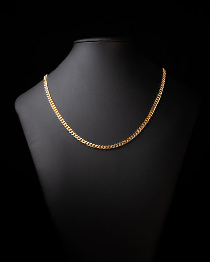 Pansarlänk Halsband 4mm - 925 Silver - Kejsar