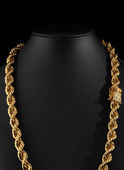 Cordell Halsband 10mm - 18K Guldpläterad - Kejsar