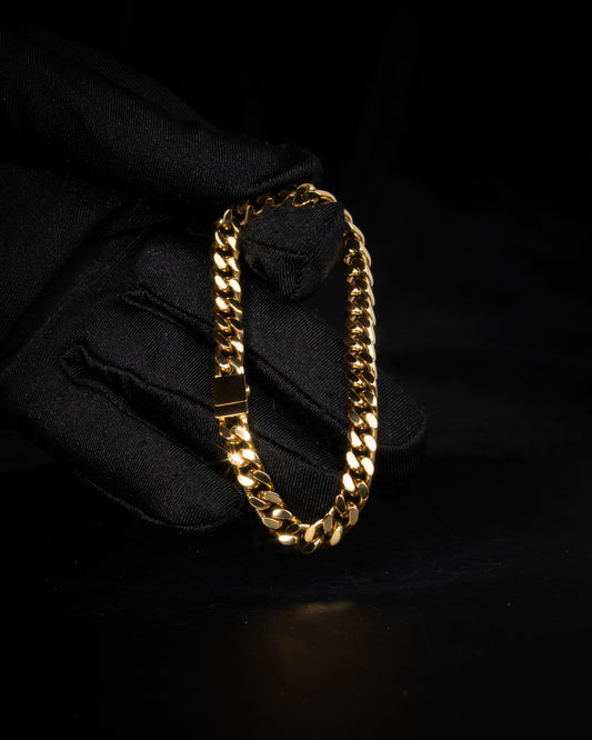 Cuban Link Armband 6mm HERR - Kejsar