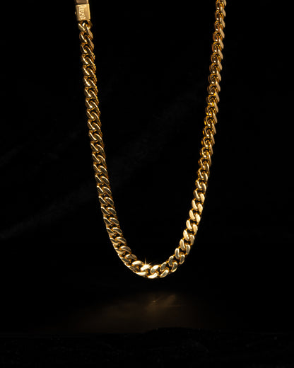 Cuban Link Halsband 6mm HERR - Kejsar