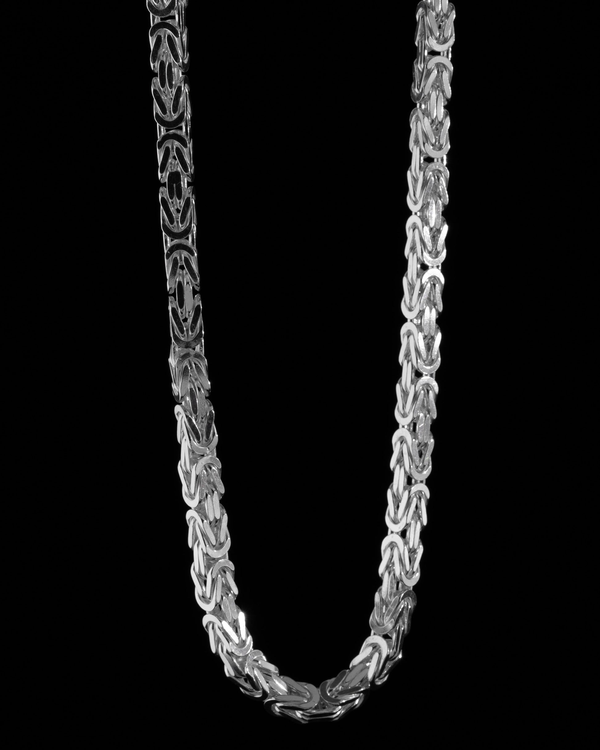 Kejsarlänk Halsband 6mm - 925 Silver - Kejsar