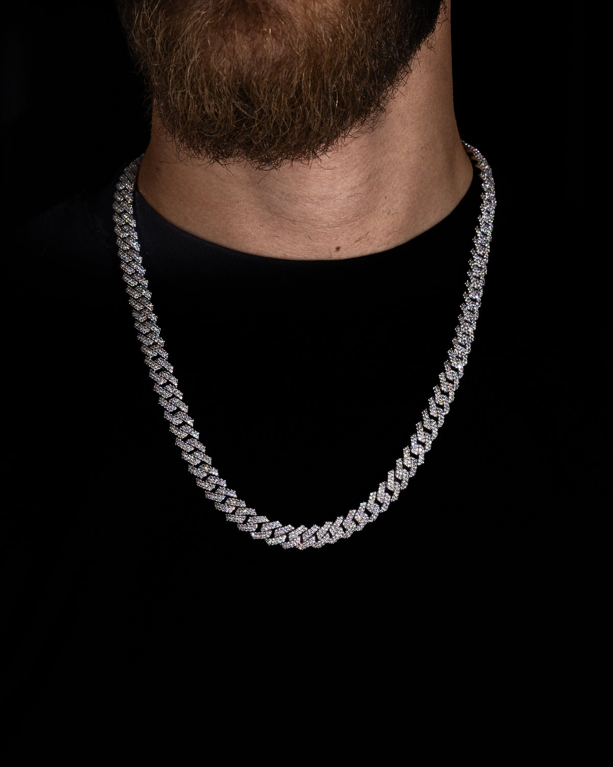 Iced Out Cuban Link Halsband - Kejsar