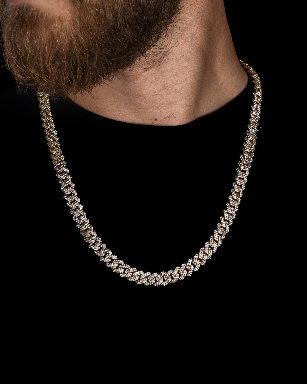 Iced Out Cuban Link Halsband - Kejsar