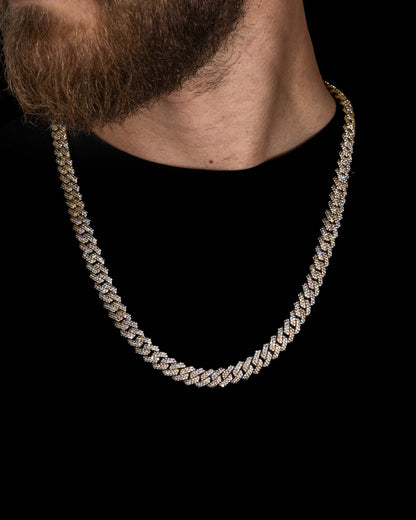 Iced Out Cuban Link Halsband - Kejsar