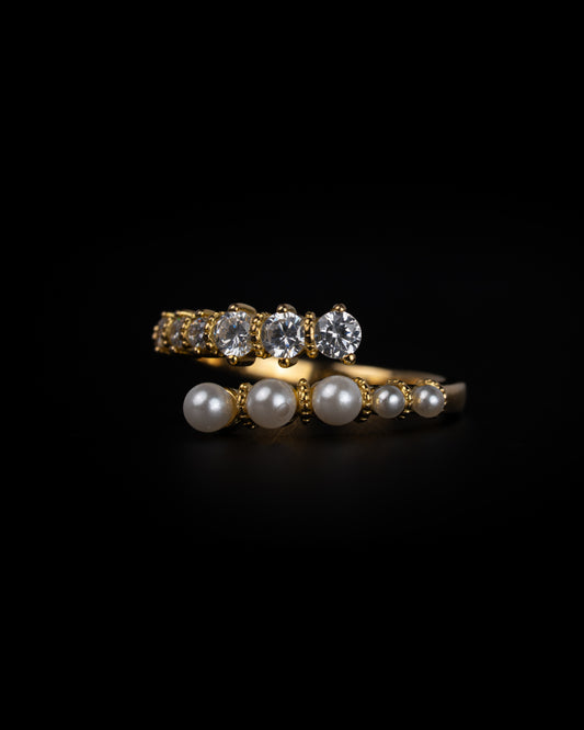 Pearl And Diamond Ring - Kejsar