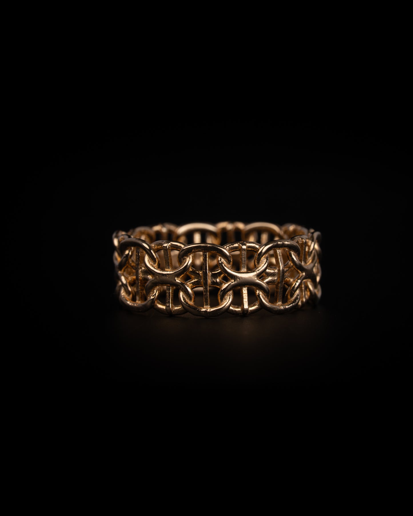 X-länk ring - 18K Guld - Kejsar
