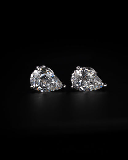 White Drop Earrings - Kejsar
