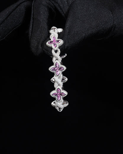 Infinity Flower Diamond Bracelet - Kejsar