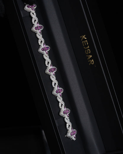 Infinity Flower Diamond Bracelet - Kejsar