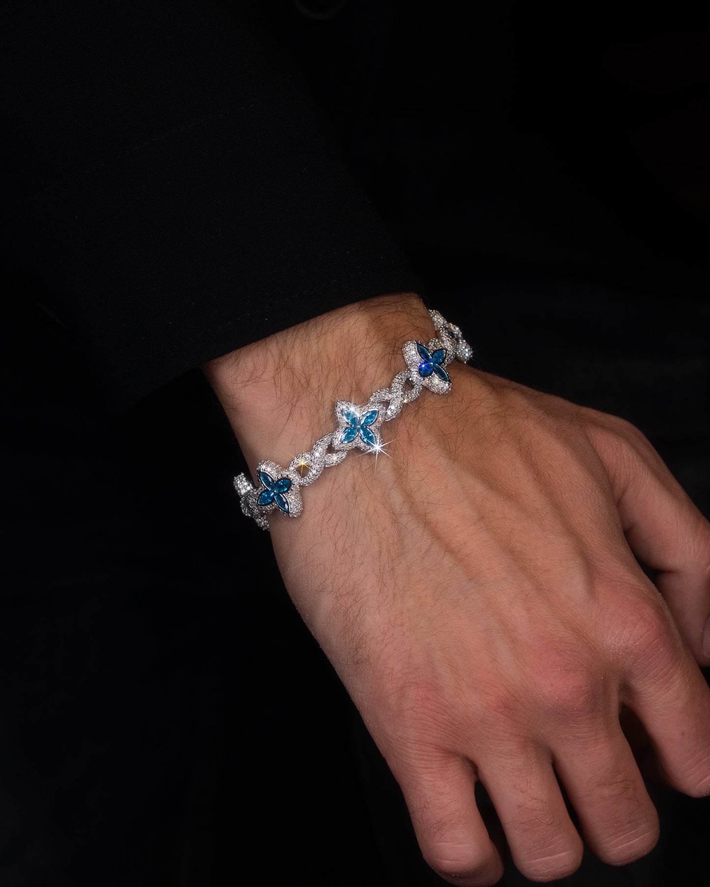 Infinity Flower Diamond Bracelet - Kejsar