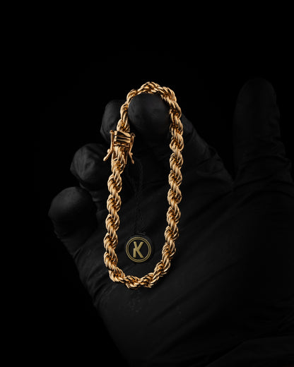 Cordell Armband 6mm - 18K Guldpläterad - Kejsar