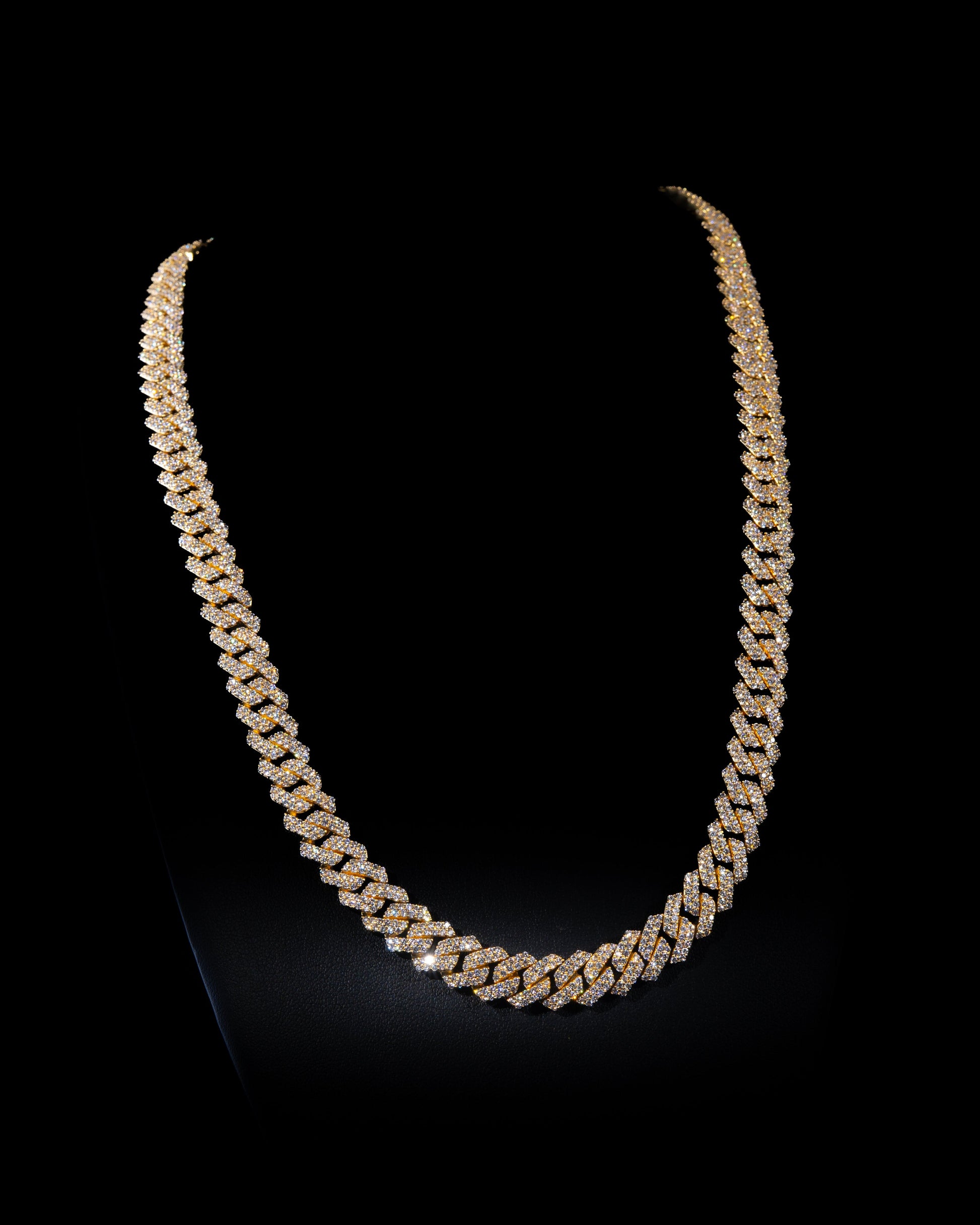Iced Out Cuban Link Halsband - Kejsar