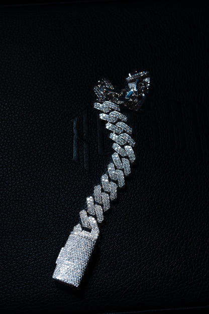 Iced Out Cuban Link Armband HERR - Kejsar