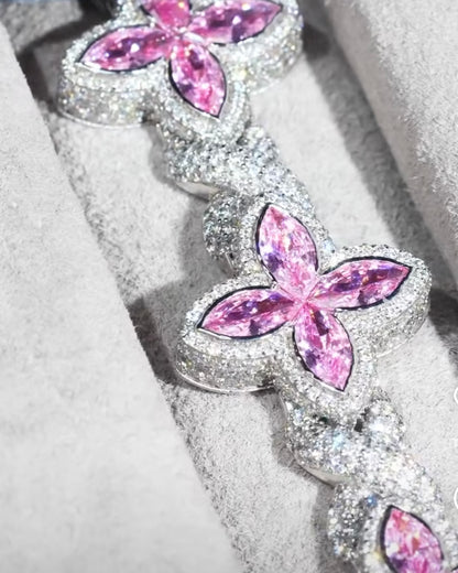 Infinity Flower Diamond Bracelet - Kejsar