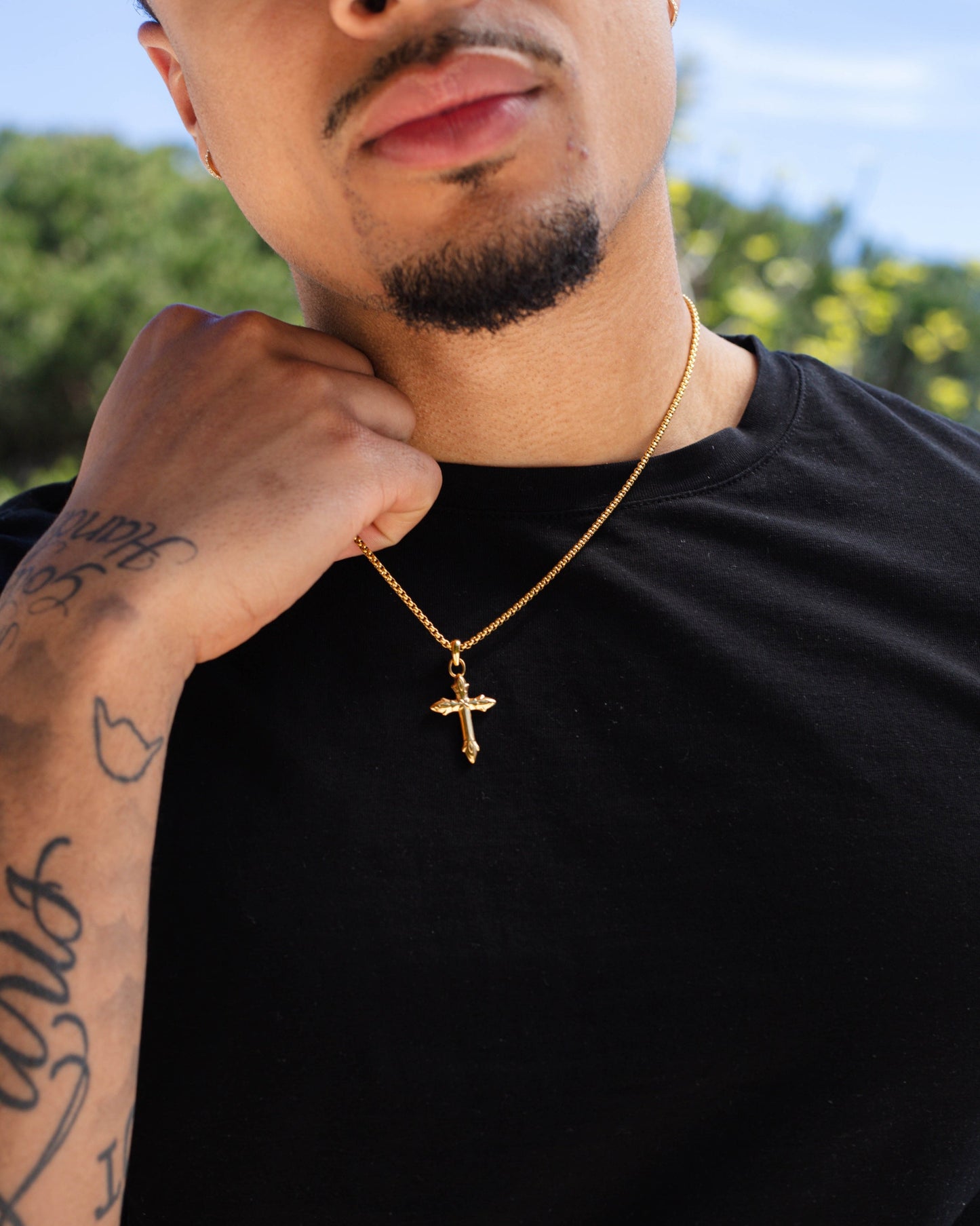 Icon Cross Necklace