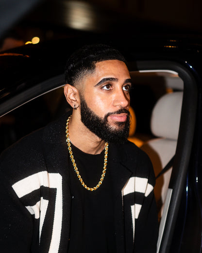 Cordell Halsband 8mm - 18K Guldpläterad - Kejsar