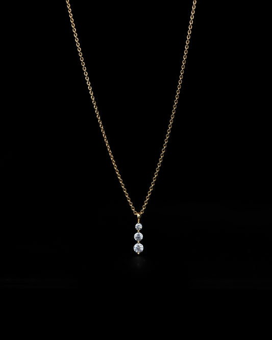 Teardrops Halsband - 18K Guld - Kejsar