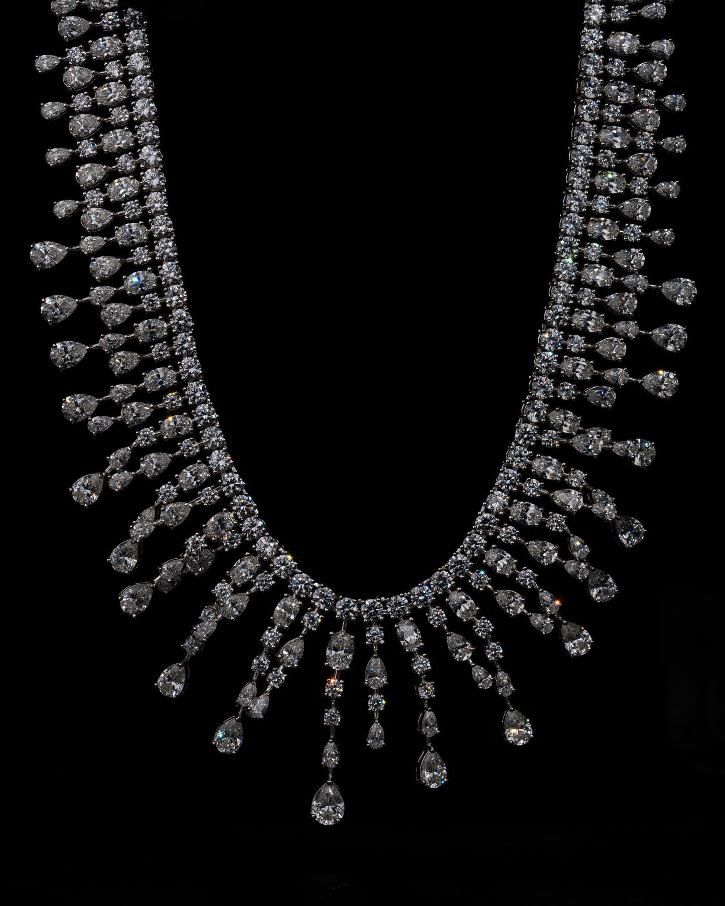 Diamond Waterfall Necklace - Kejsar