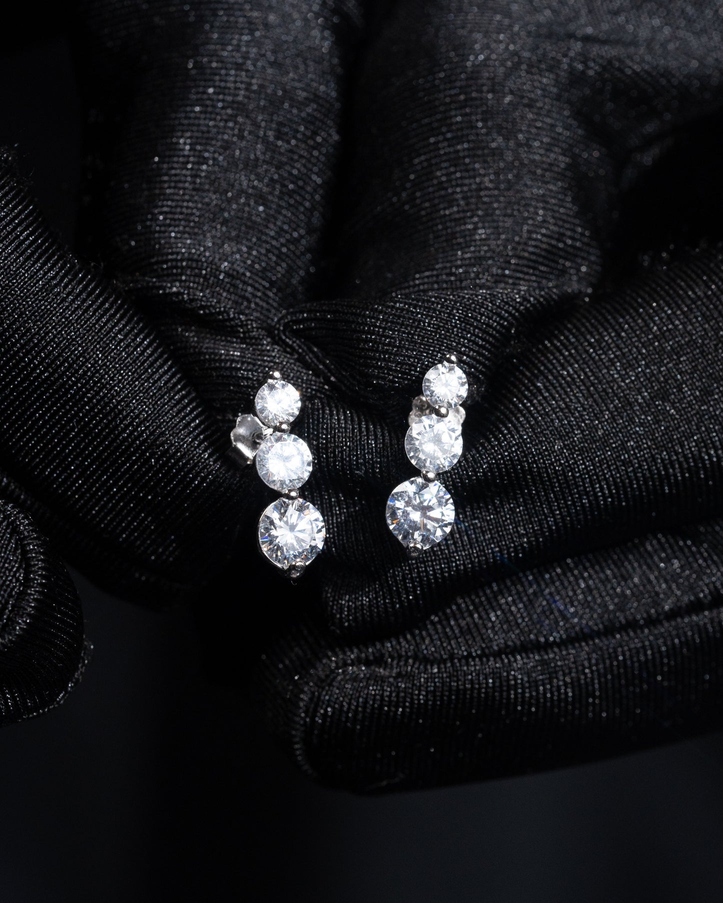 Crystal Drops Earrings - Kejsar