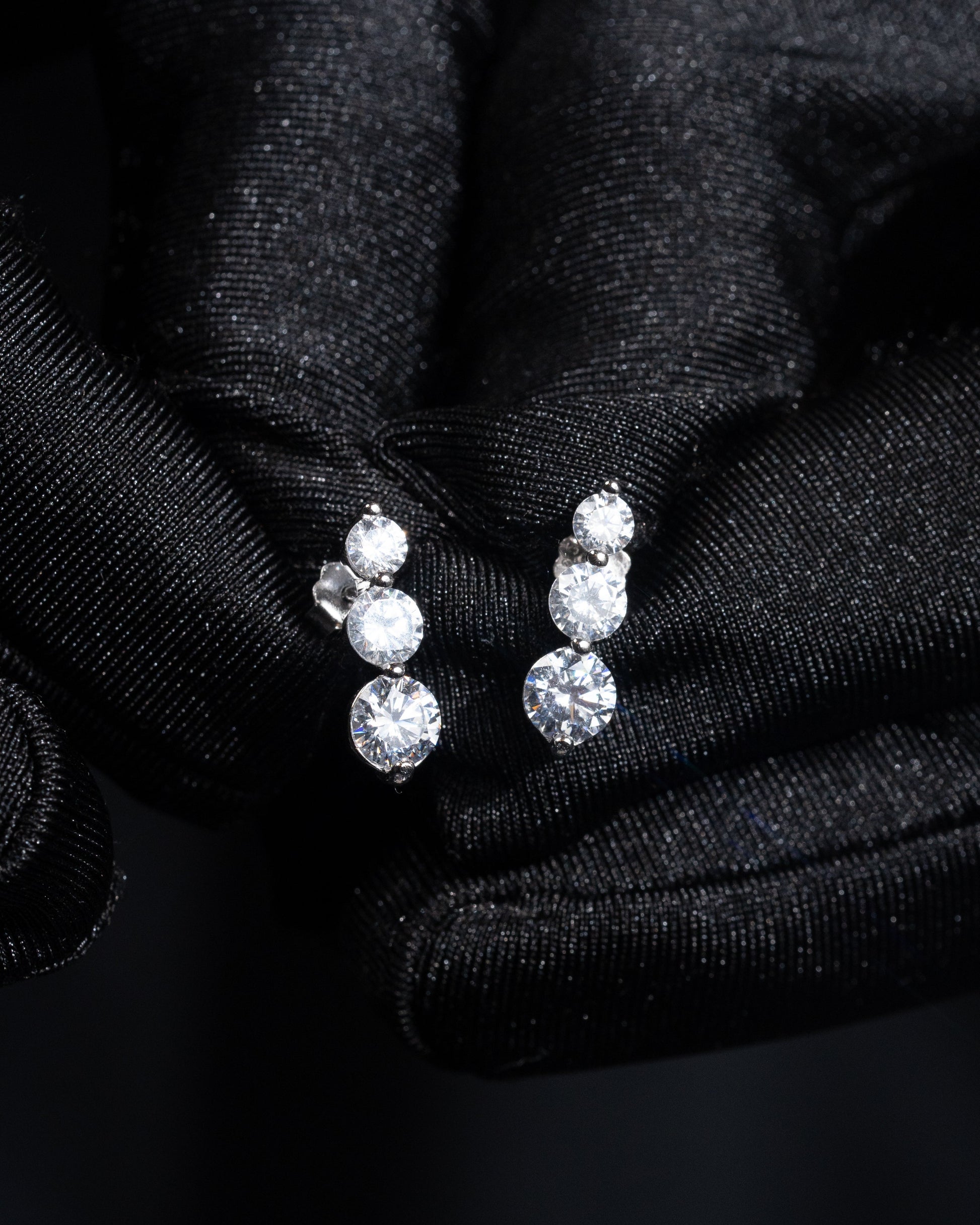 Crystal Drops Earrings - Kejsar