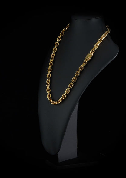 Anchor Necklace 10mm - 18K Gold Plated