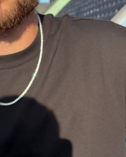 Tennis Necklace 3mm Men