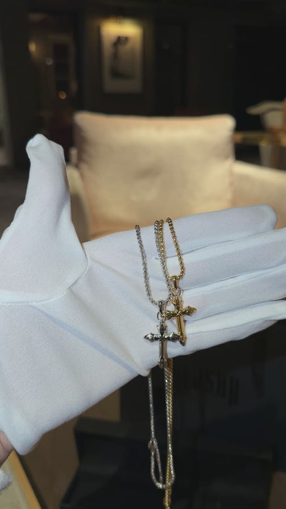 Icon Cross Necklace Lady