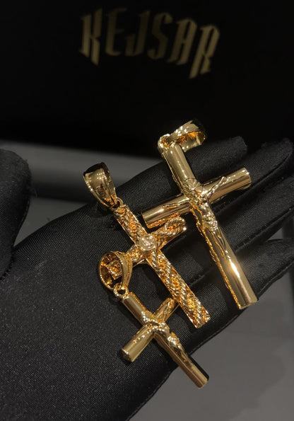 Cordell Cross Pendant - 18K Gold Plated