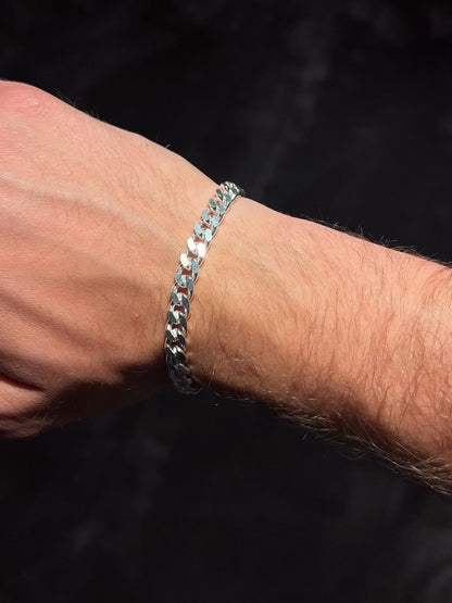 Armor Link Bracelet 6mm - 925 Silver